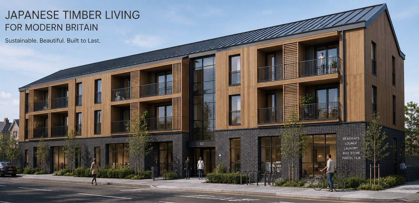 Japanese timber living for modern Britain